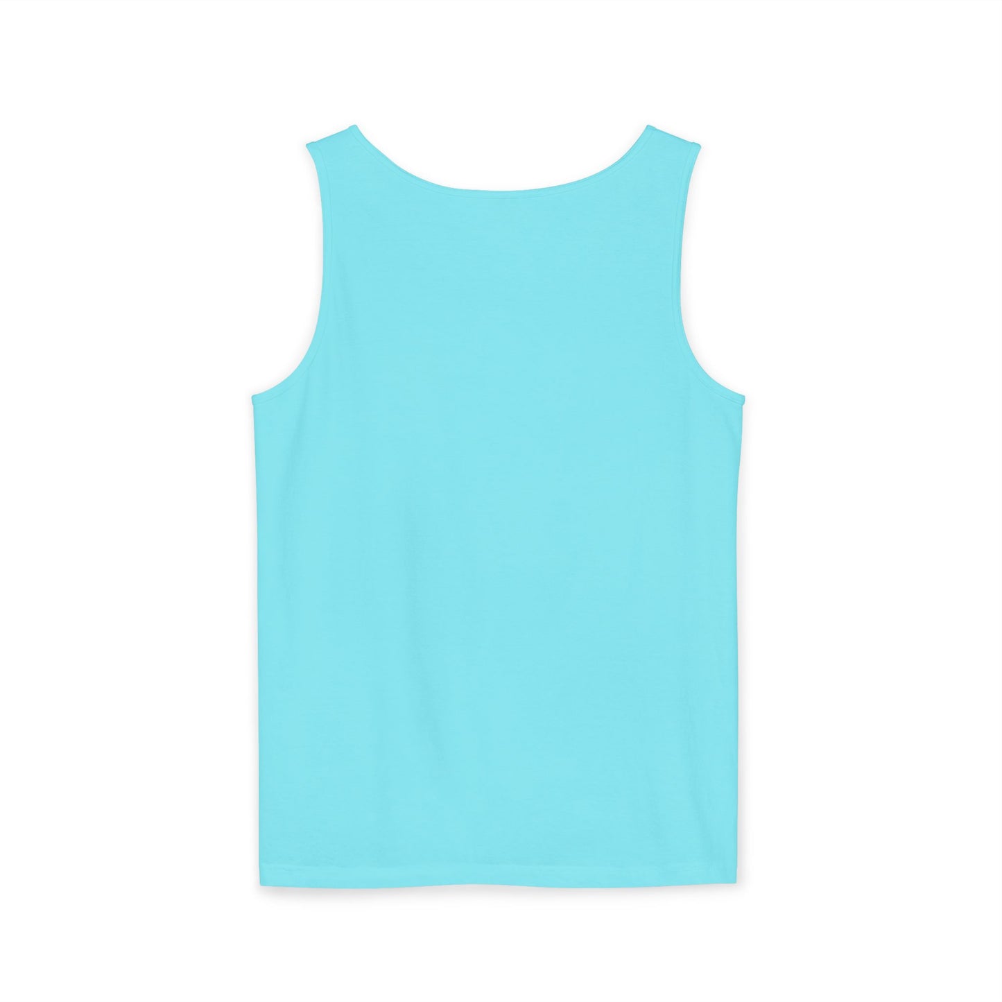 Unisex Garment-Dyed Tank Top – "Hustle for That Muscle" Motivational Gym Tank