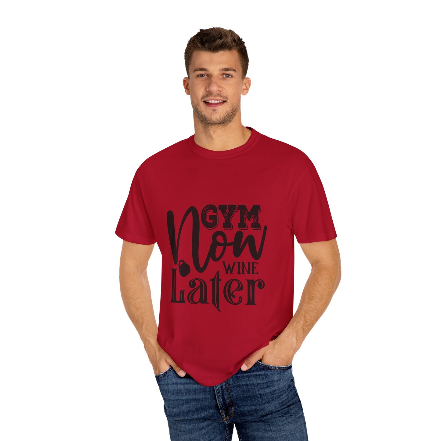 Garment-Dyed T-Shirt - Gym Now Whine Later | Fitness & Gymwear