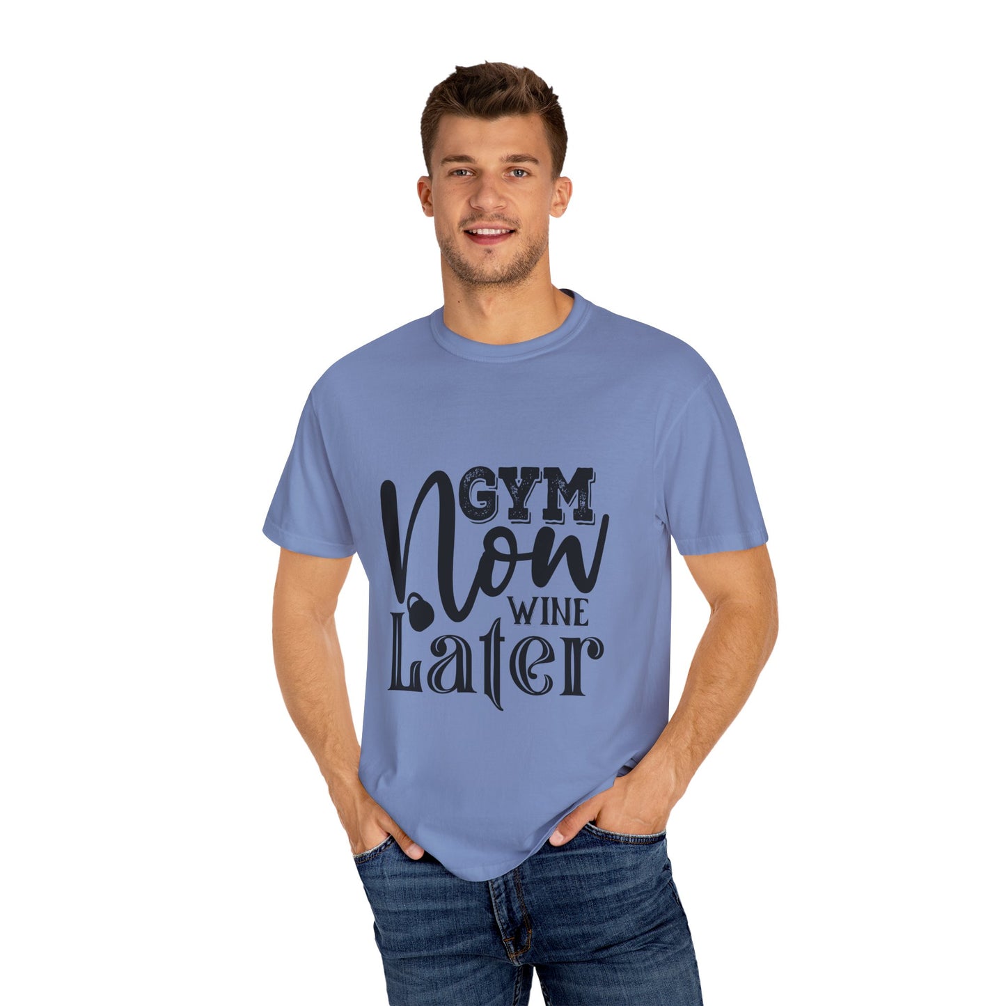 Garment-Dyed T-Shirt - Gym Now Whine Later | Fitness & Gymwear
