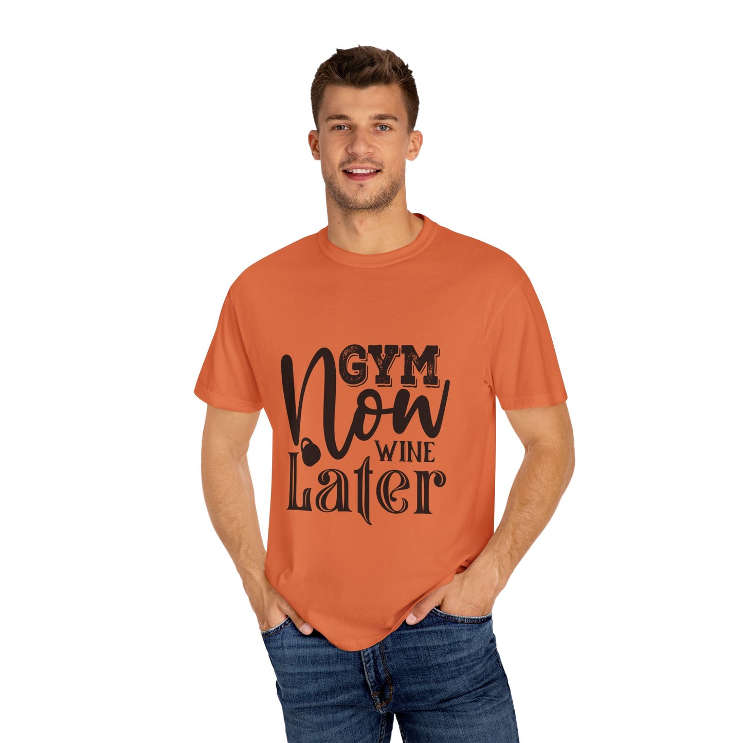 Garment-Dyed T-Shirt - Gym Now Whine Later | Fitness & Gymwear