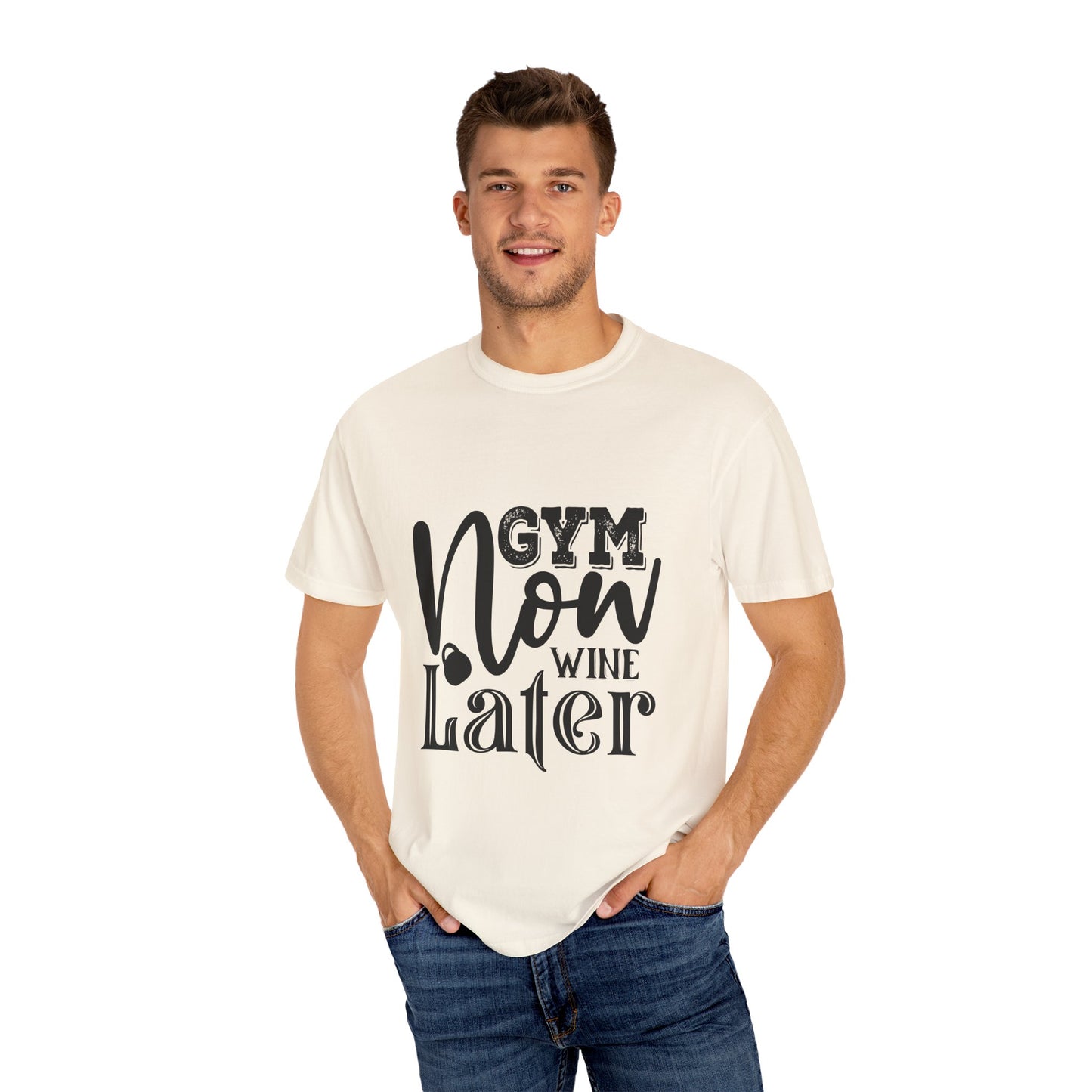 Garment-Dyed T-Shirt - Gym Now Whine Later | Fitness & Gymwear
