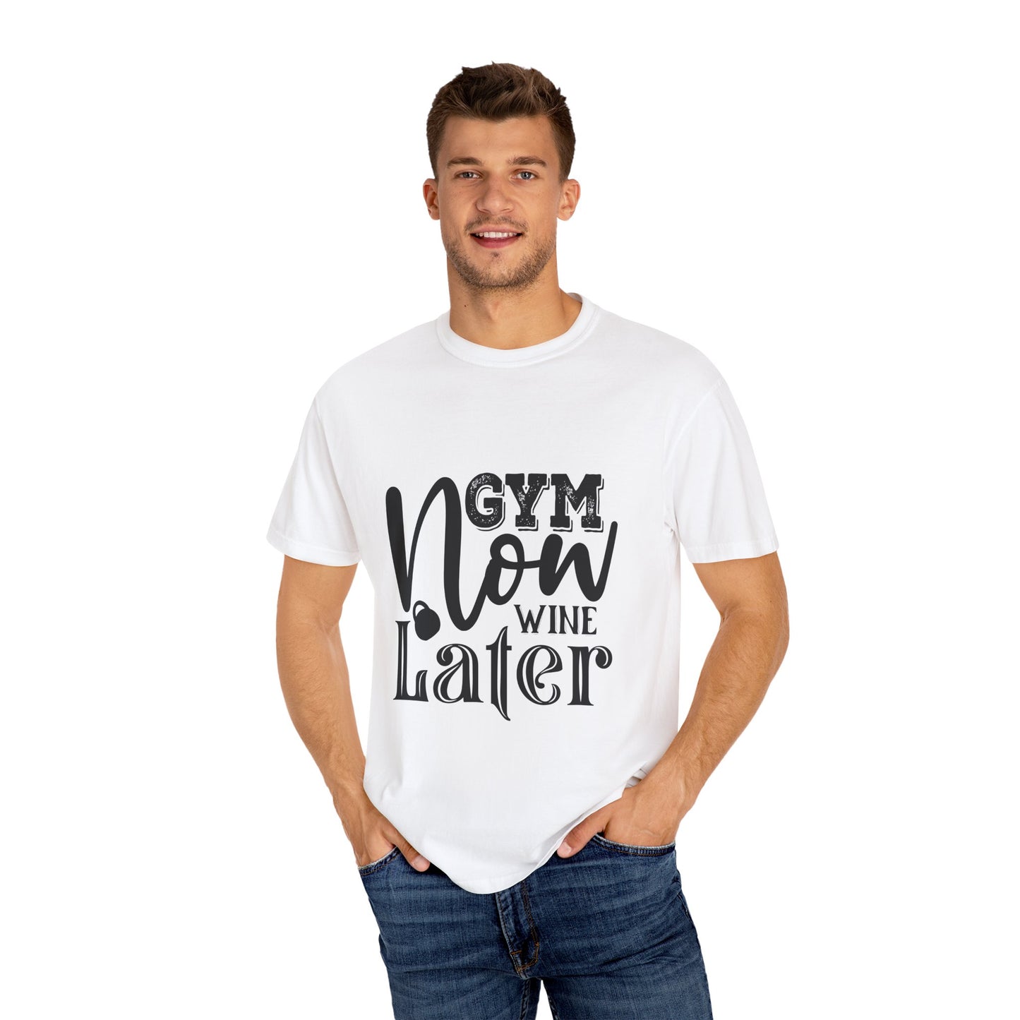 Garment-Dyed T-Shirt - Gym Now Whine Later | Fitness & Gymwear