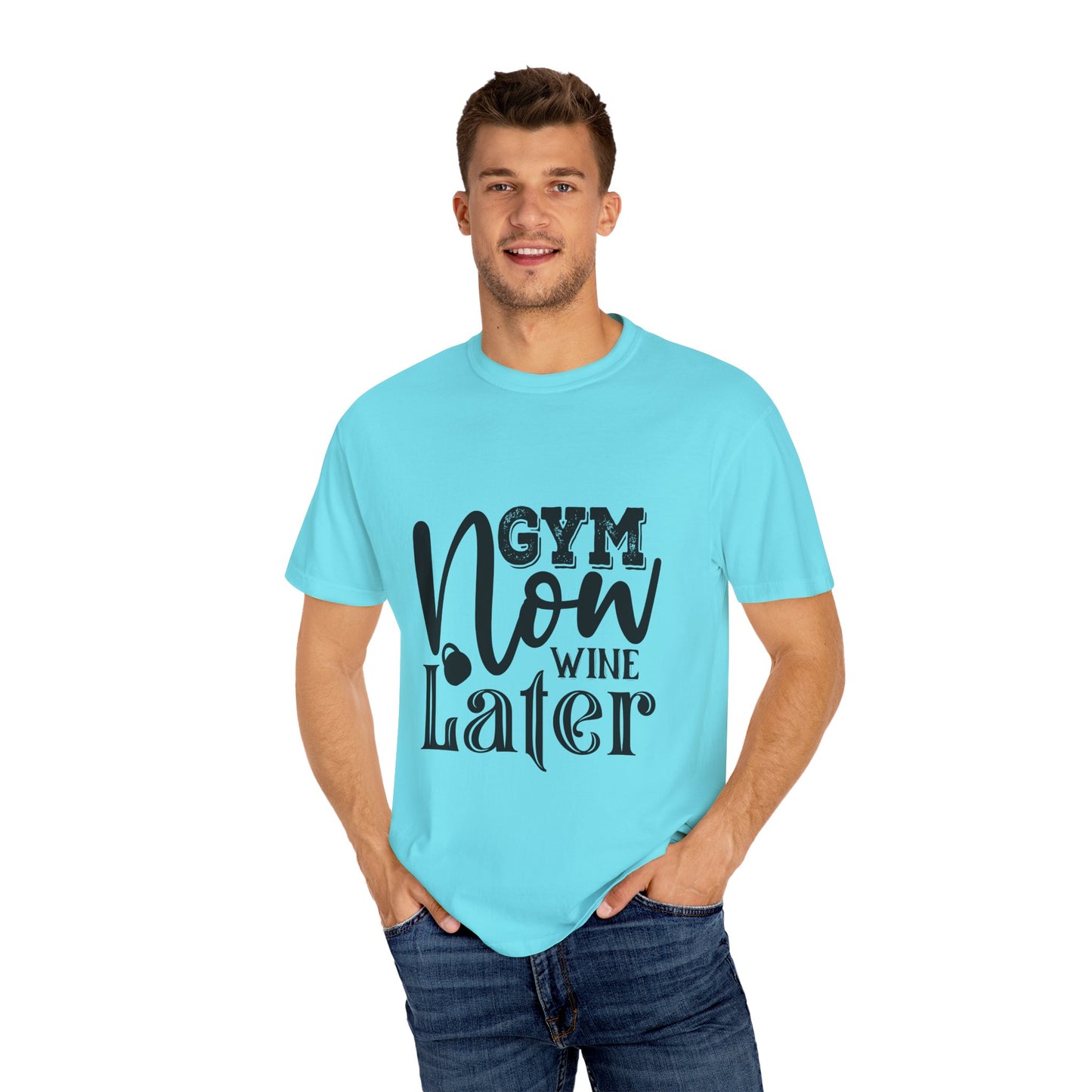 Garment-Dyed T-Shirt - Gym Now Whine Later | Fitness & Gymwear
