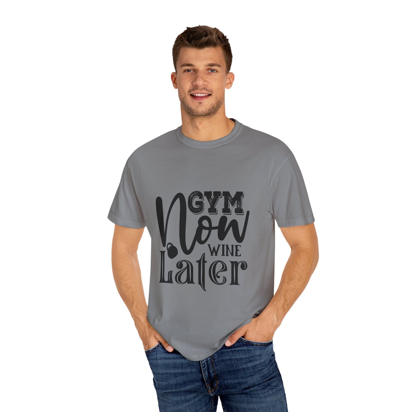 Garment-Dyed T-Shirt - Gym Now Whine Later | Fitness & Gymwear