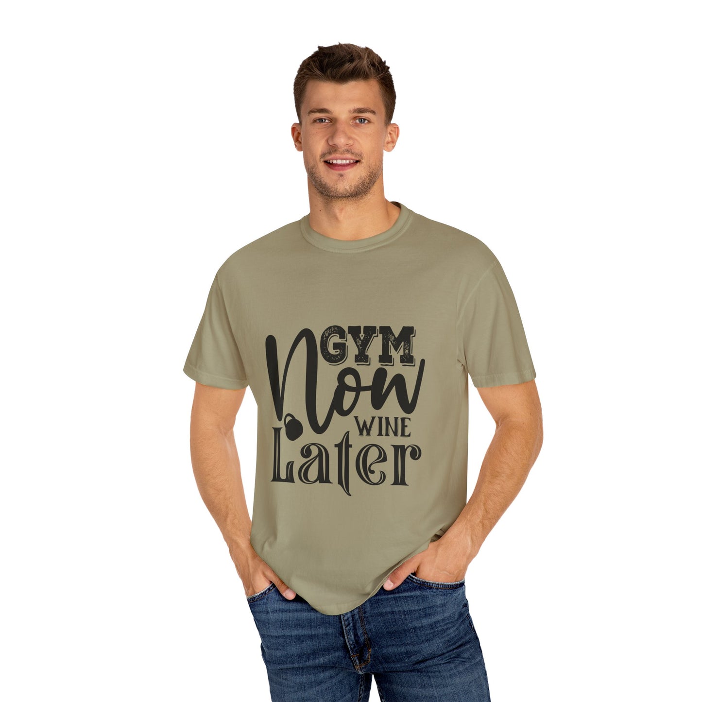 Garment-Dyed T-Shirt - Gym Now Whine Later | Fitness & Gymwear