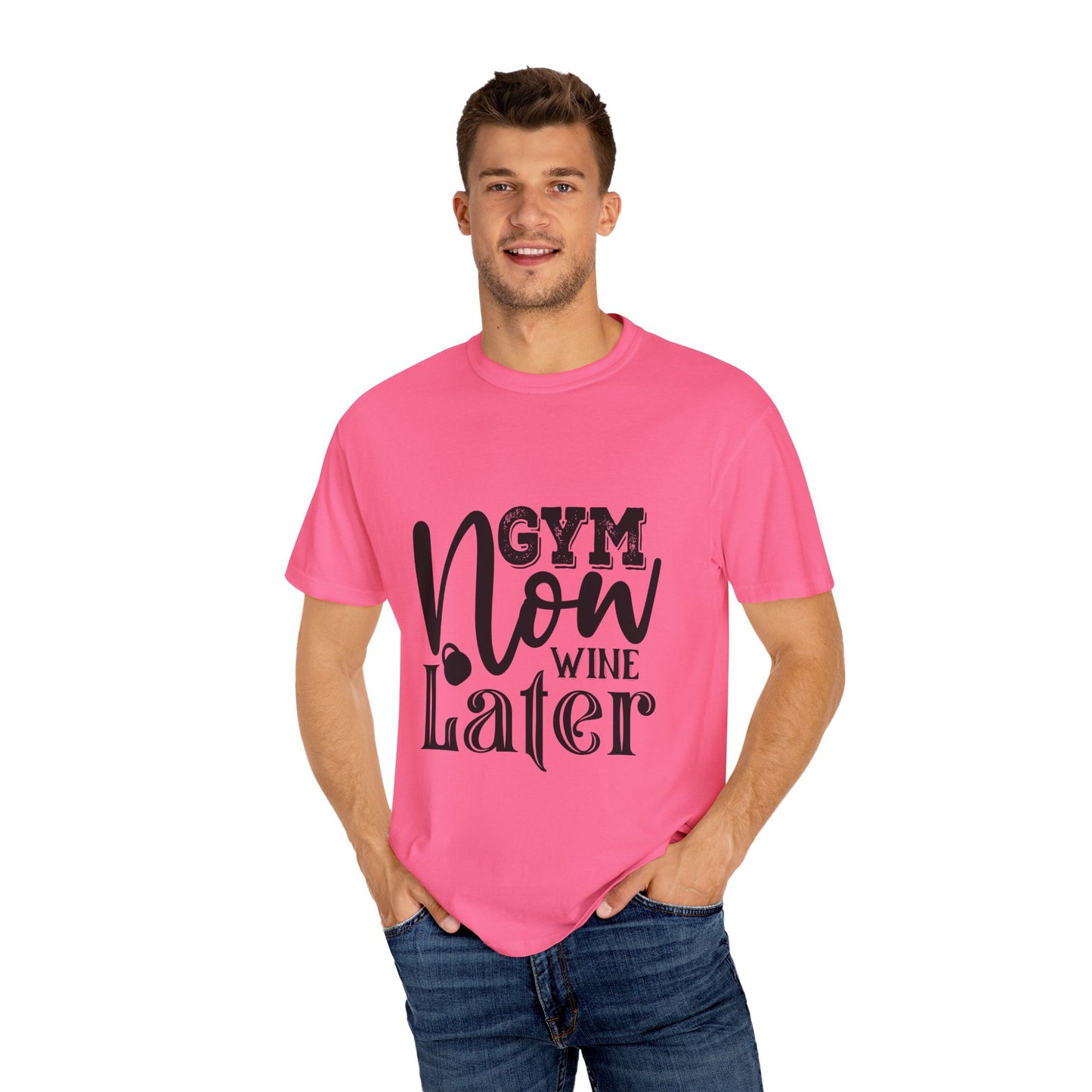 Garment-Dyed T-Shirt - Gym Now Whine Later | Fitness & Gymwear