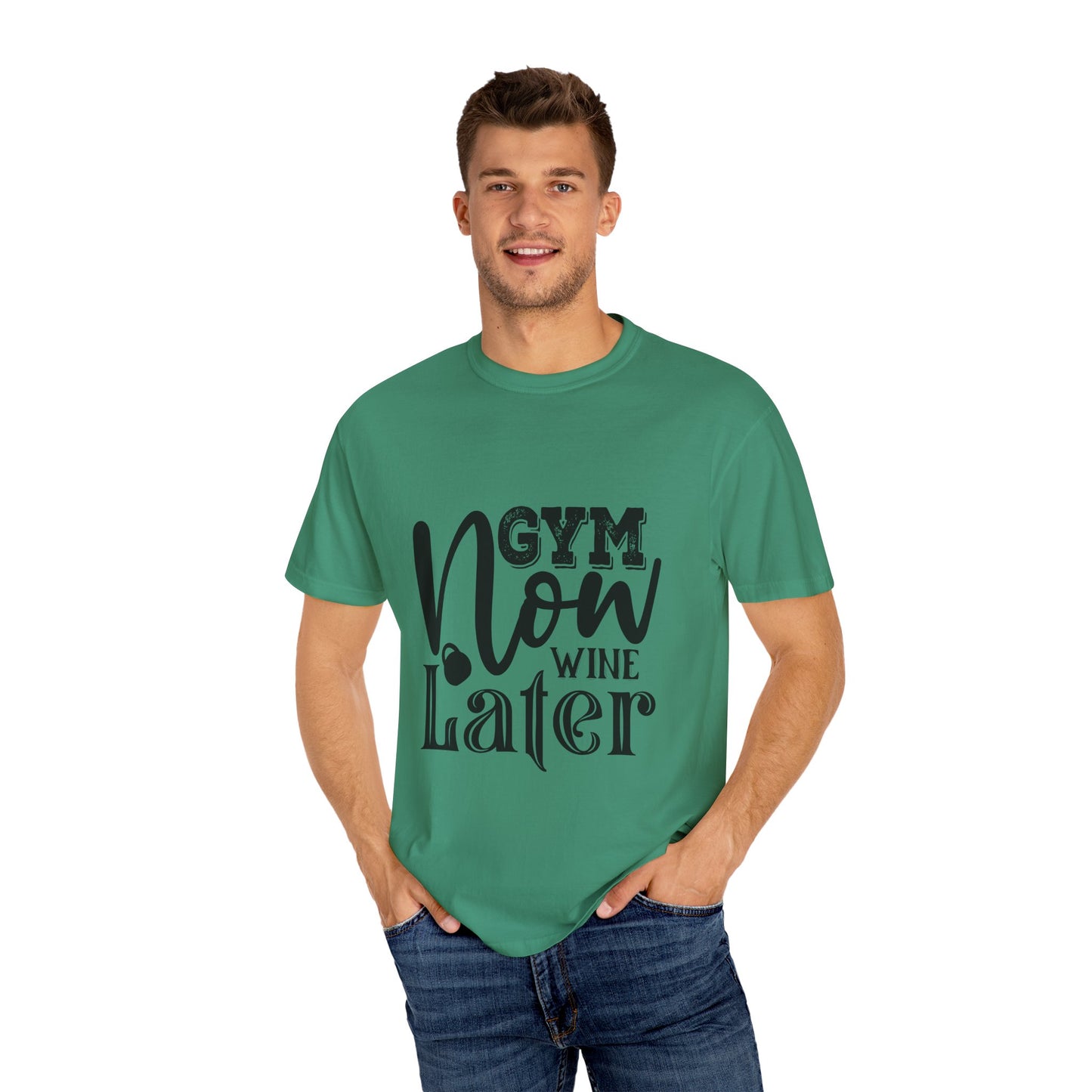 Garment-Dyed T-Shirt - Gym Now Whine Later | Fitness & Gymwear