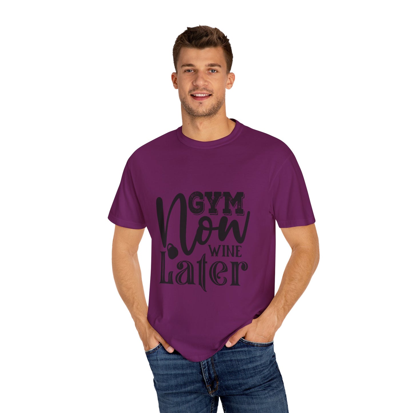 Garment-Dyed T-Shirt - Gym Now Whine Later | Fitness & Gymwear