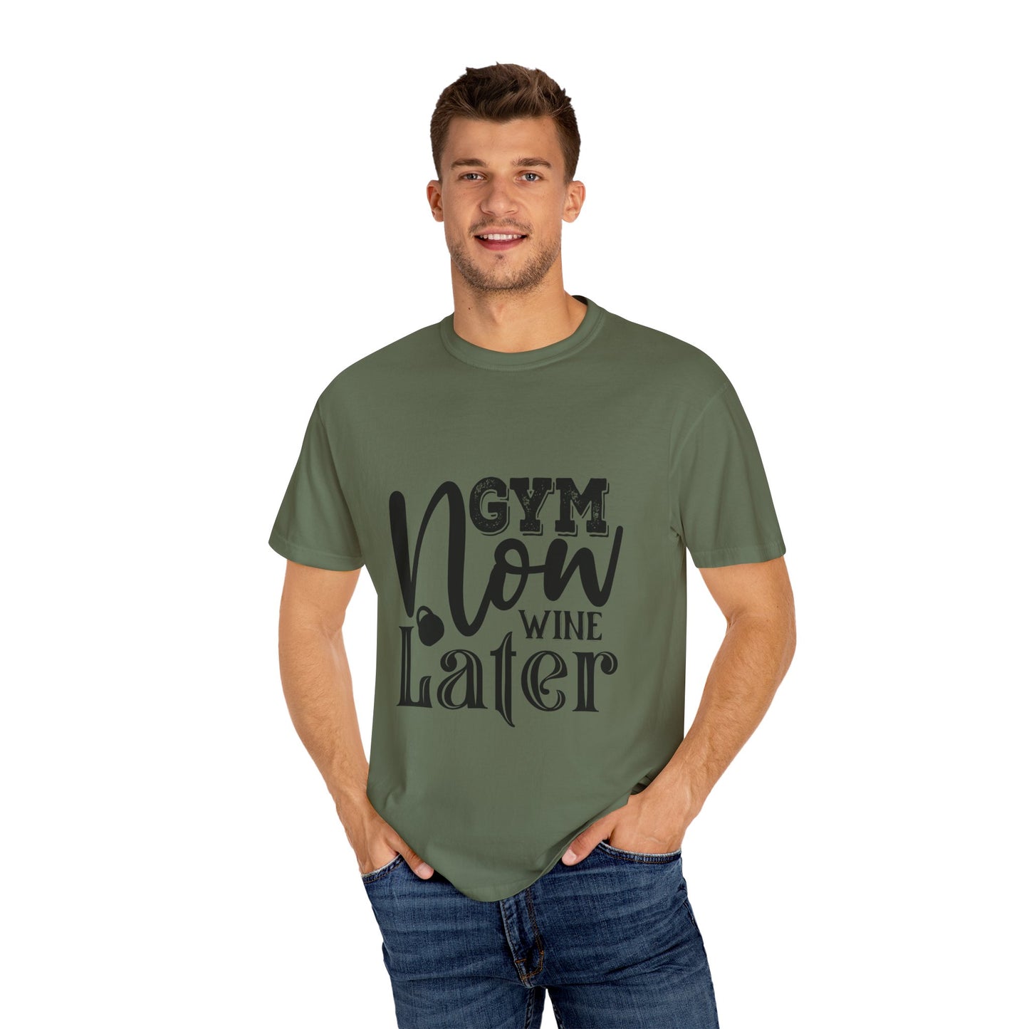 Garment-Dyed T-Shirt - Gym Now Whine Later | Fitness & Gymwear