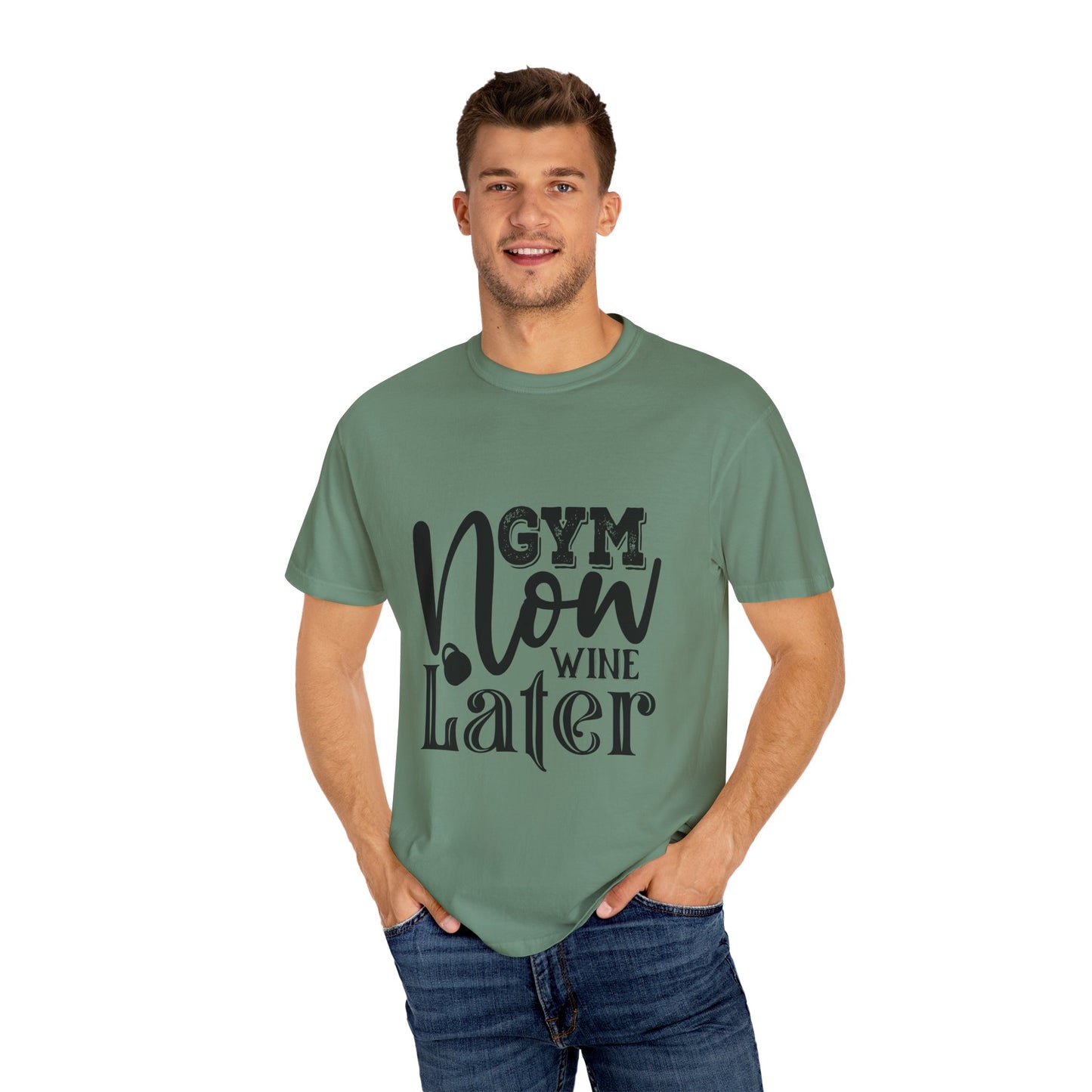 Garment-Dyed T-Shirt - Gym Now Whine Later | Fitness & Gymwear